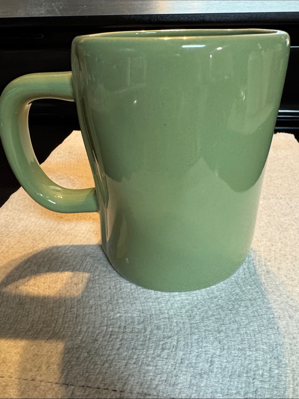 Rae Dunn Sage Green Ceramic Mug MATCHA TIME - Picture 2 of 4